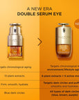 Clarins Double Serum Eye Brightening + Depuffing Anti-Aging Concentrate