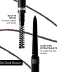 Clarins Wonder Define Long-Wear Brow Pencil