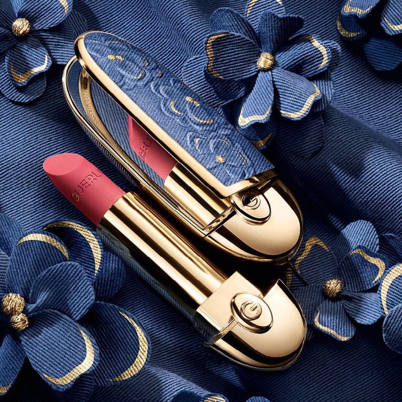 口紅 Guerlain Rouge G 519 Denim Flora 口紅 Guerlain Rouge G 519 Denim Flora Guerlain Rouge G Refillable